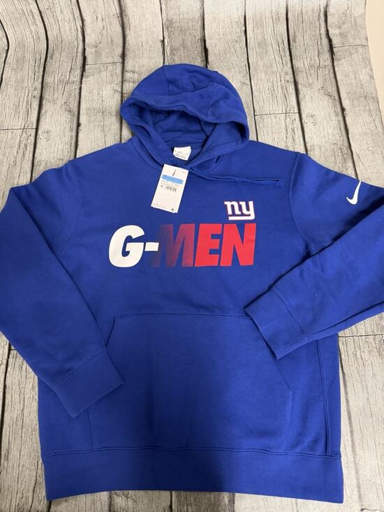 Nike Other - NWT Nike Men's New York Giants G-Men Local Fleece Pullover Hoodie Medium Royal